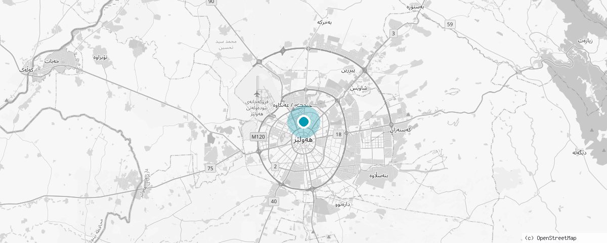 Erbil haritası